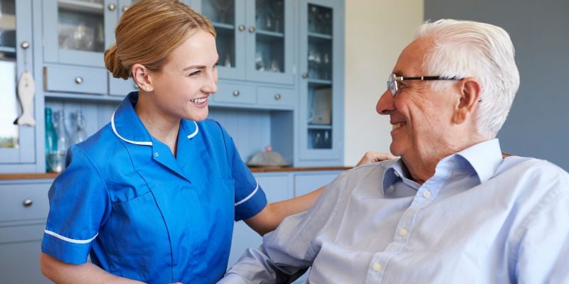 how to become a senior care worker